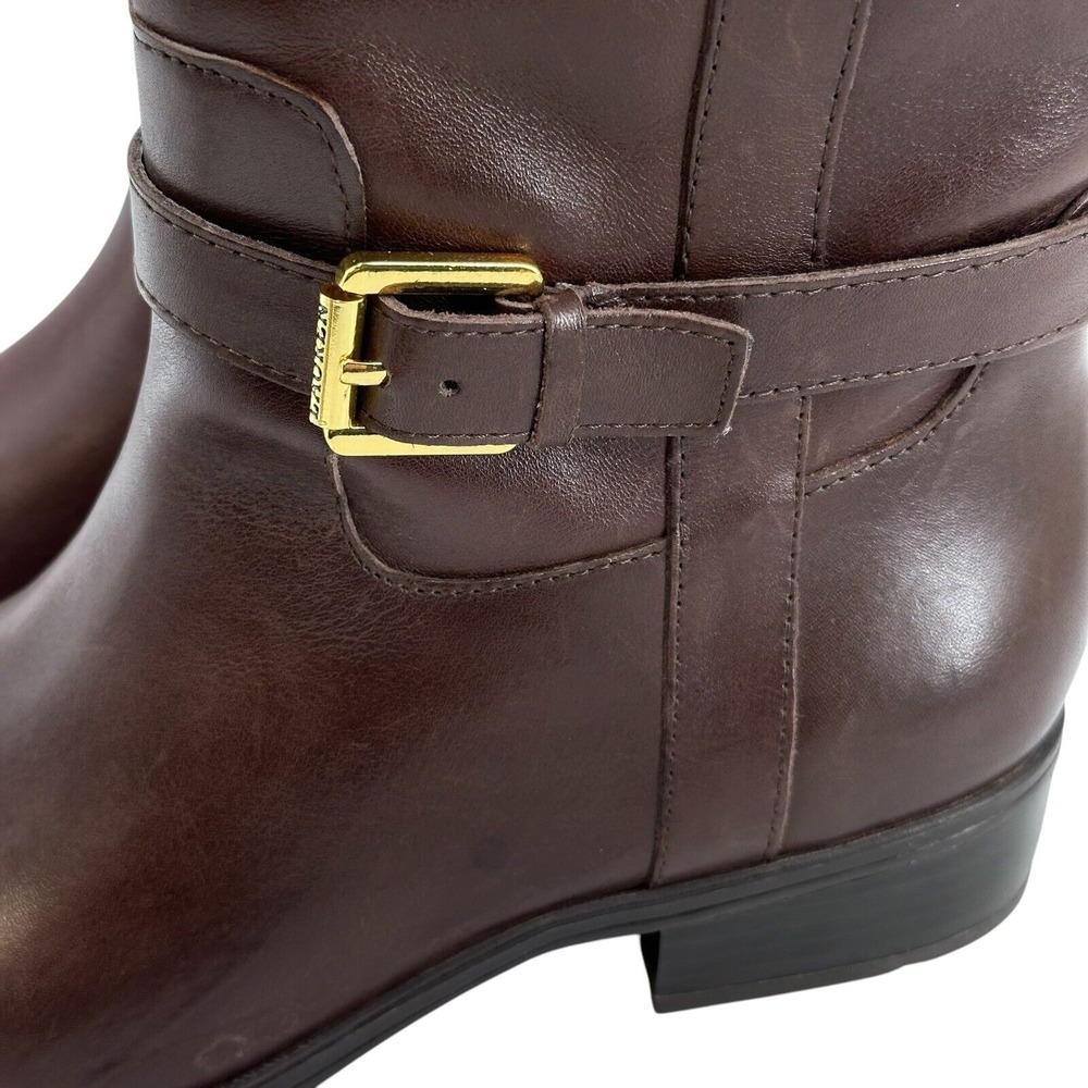 Lauren Ralph Lauren Women's Tall Riding Boots Size 6.5 B Brown Leather Monica - Picture 5 of 12